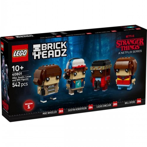 Lego Brickheadz Stranger Things Mike, Dustin, Lucas ve Will Figürleri 40801 (542 Parça)