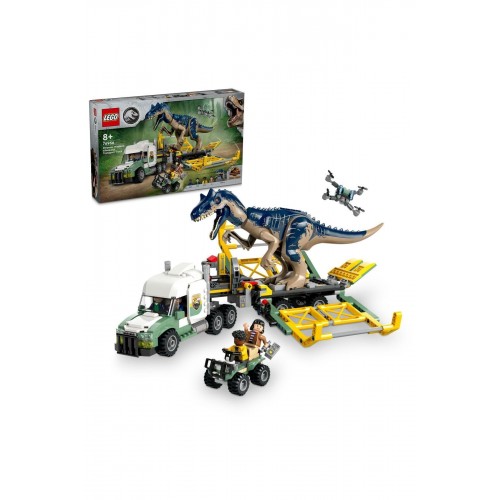 Lego Jurassic World Dinozor Görevleri: Allosaurus Taşıma Kamyonu 76966 (588 Parça)