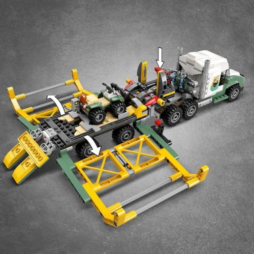 Lego Jurassic World Dinozor Görevleri: Allosaurus Taşıma Kamyonu 76966 (588 Parça)