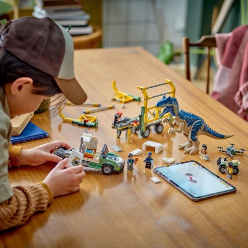 Lego Jurassic World Dinozor Görevleri: Allosaurus Taşıma Kamyonu 76966 (588 Parça)