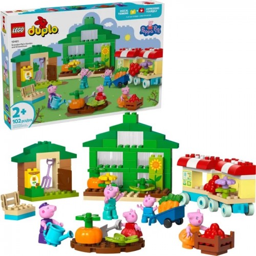 Lego Duplo Büyükbaba Pig’in Bahçesi ve Serası 10461 (102 Parça)
