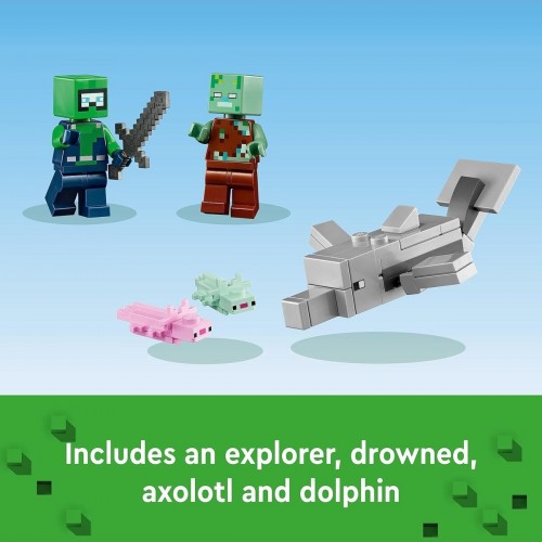 Lego Minecraft Aksolotl Evi 21247 (242 Parça)