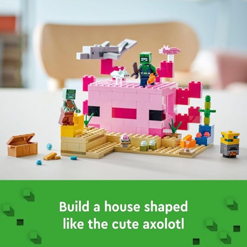 Lego Minecraft Aksolotl Evi 21247 (242 Parça)