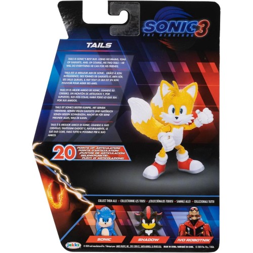 Sonic The Hedgehog 3 Filmi Tails Aksiyon Figürü Oyuncakları Figürleri
