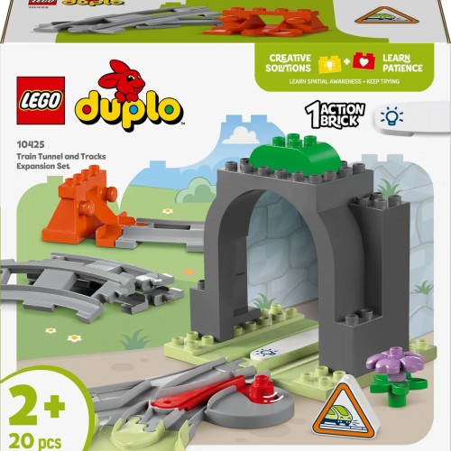 Lego Duplo Kasabası Tren Tüneli ve Rayları Ek Macera Seti 10425 (20 Parça)