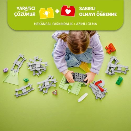 Lego Duplo Kasabası Tren Tüneli ve Rayları Ek Macera Seti 10425 (20 Parça)
