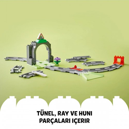 Lego Duplo Kasabası Tren Tüneli ve Rayları Ek Macera Seti 10425 (20 Parça)