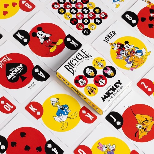 Bicycle Disney Mickey and Friends Premium Oyun Kağıdı iskambil Kartları Destesi