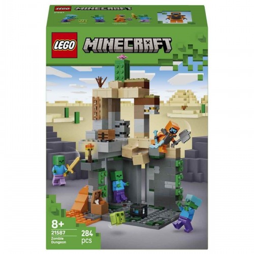 Lego Minecraft Zombi Zindanı 21587 (284 Parça)
