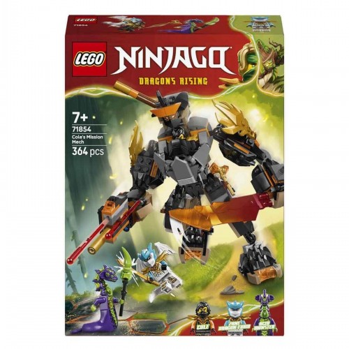 Lego Ninjago Cole'un Görev Robotu ve Ejderha Zane 71854 (364 Parça)