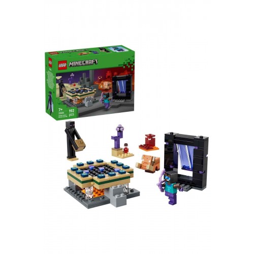 Lego Minecraft Nether ve End Geçidi Yolculuğu 21584 (192 Parça)