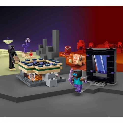 Lego Minecraft Nether ve End Geçidi Yolculuğu 21584 (192 Parça)