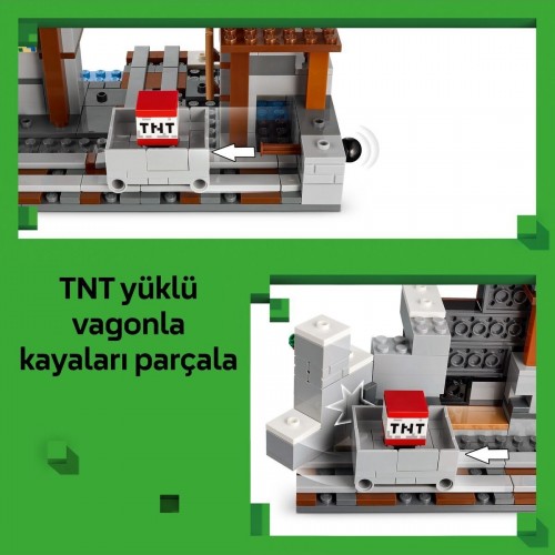 Lego Minecraft Kazma Madeni 21277 Oyuncak Yapım Seti (530 Parça)
