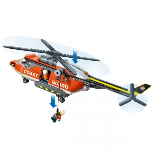 Lego City Sahil Güvenlik Helikopteri 60503 (551 Parça) Oyuncak Yapım Seti 
