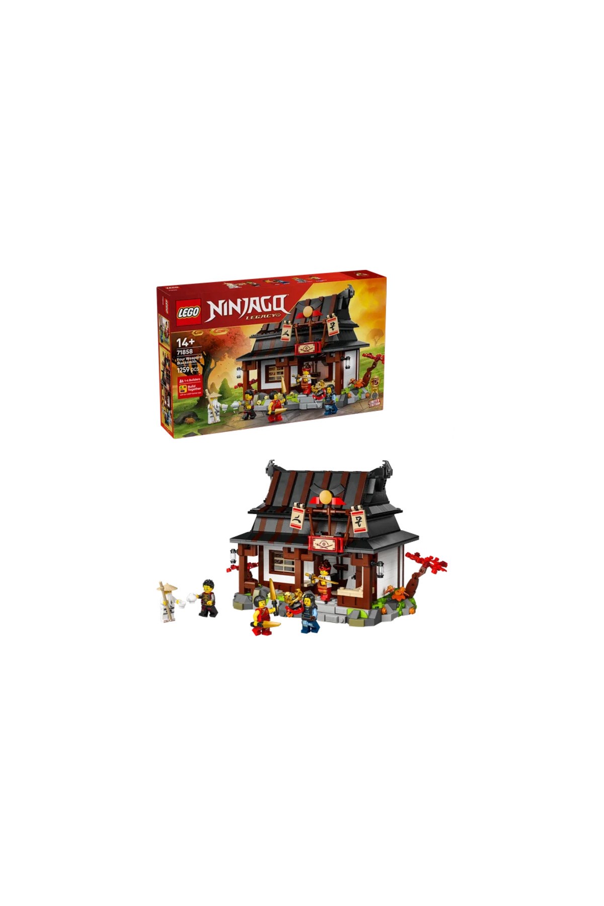 Lego Ninjago Dört Silah Demircisi 15. Yıl Dönümü 71858 Oyuncak
