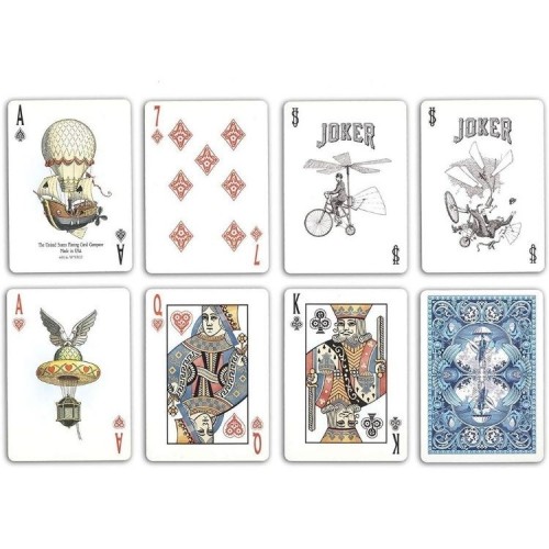 Bicycle Flying Machines Premium Oyun Kağıdı Koleksiyonluk iskambil Kartları Destesi