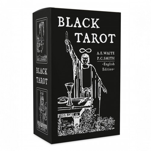 Arthur Edward Waite Black Tarot Kartları Destesi 78 Kart ve Kılavuz Kitap