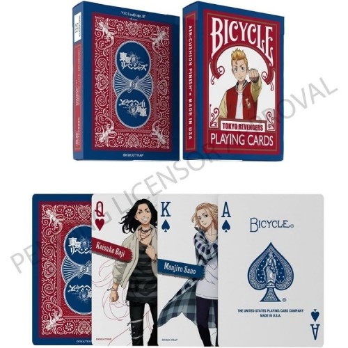 Bicycle Tokyo Revengers Premium Oyun Kağıdı Koleksiyonluk iskambil Kartları Destesi