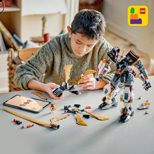 Lego Ninjago Cole'un Titan Ejderha Robotu 71821 Oyuncak Yapım Seti (1055 Parça)