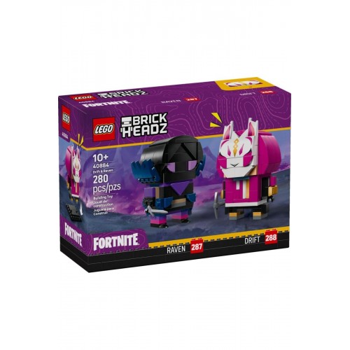 Lego BrickHeadz Fortnite Drift Raven 40884 (280 Parça)