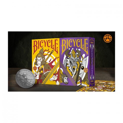 Bicycle Bull Demon King Rebellion Purple Premium Oyun Kağıdı Limited iskambil Kartları Destesi