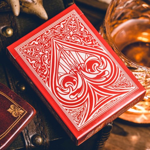 King Star Sanctuary Red Premium Oyun Kağıdı Limited Edition Koleksiyonluk iskambil Kartları