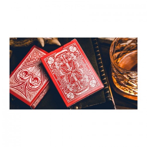King Star Sanctuary Red Premium Oyun Kağıdı Limited Edition Koleksiyonluk iskambil Kartları