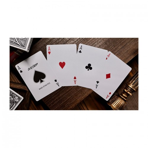 King Star Sanctuary Black Premium Oyun Kağıdı Koleksiyonluk iskambil Kartları
