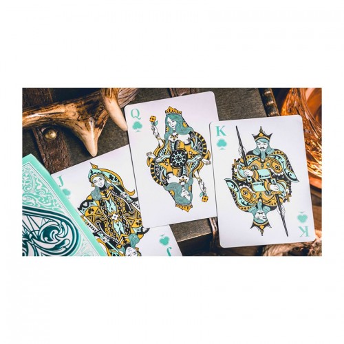 King Star Sanctuary Cyan Premium Oyun Kağıdı Limited Edition Koleksiyonluk iskambil Kartları