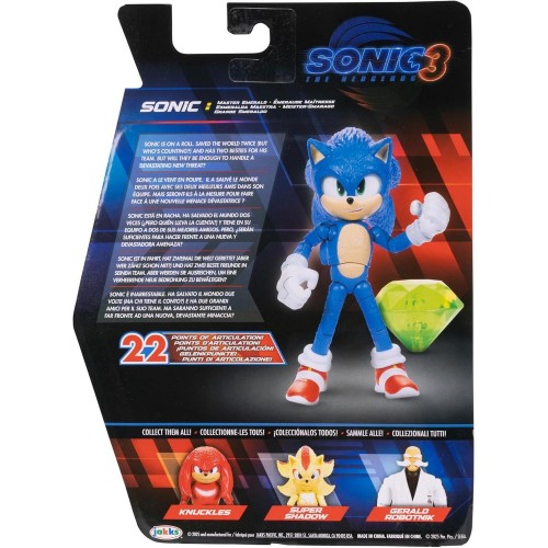 Sonic The Hedgehog 3 Filmi Sonic Aksiyon Figürü Oyuncakları Figürleri