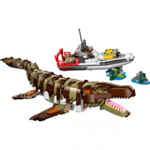 LEGO Jurassic World Mosasaurus Tekne Görevi Lego 76974 (858 Parça)
