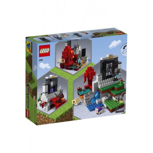 Lego Minecraft The Ruined Portal Yıkılmış Geçit 21172 (316 Parça)