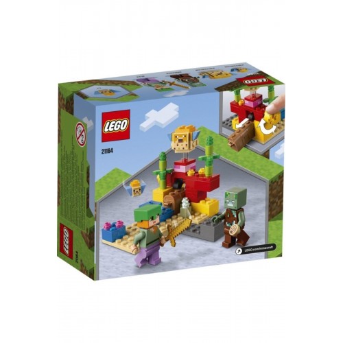 Lego Minecraft The Coral Reef Mercan Kayalığı 21164 (92 Parça)