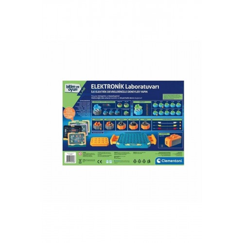 Clementoni Bilim ve Oyun Elektronik Laboratuvarı Deney Seti 64328  +8 yaş