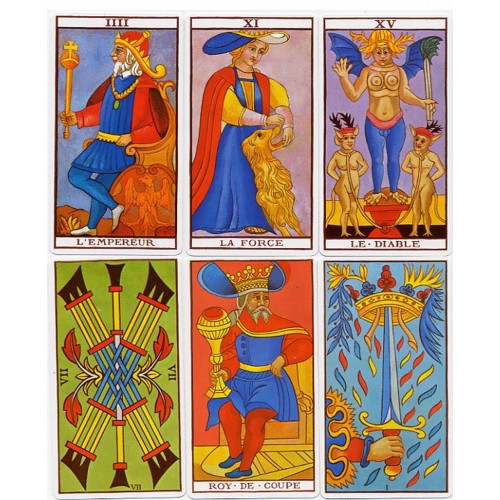 Fournier Tarot Kartları Marseille Tarot Kartları Destesi