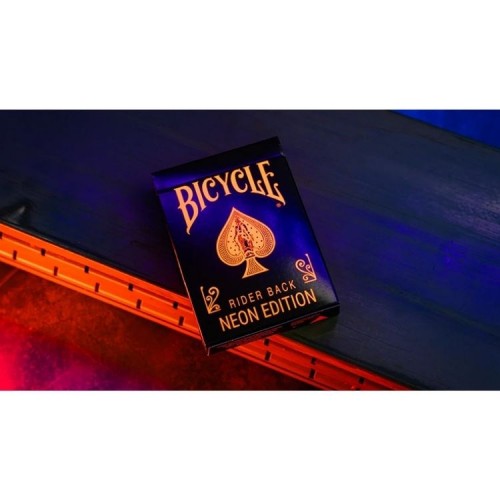 Bicycle Neon Solar-Orange Rider Back  Premium Oyun Kağıdı  Koleksiyonluk iskambil Kartları Destesi