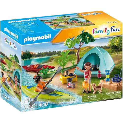 Playmobil Family Fun Doğa Temalı Kamp Alanı Oyun Seti Oyuncakları 71425 (54 Parça)
