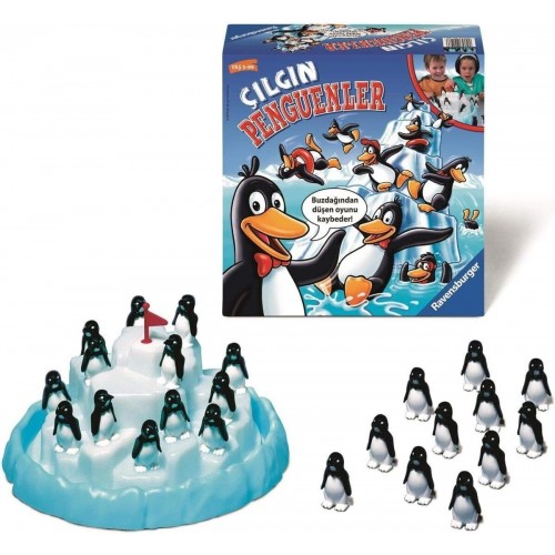 Ravensburger 221486 Çılgın Penguenler Kutu Oyunu – 5 Yaş ve Üzeri Denge Oyunu