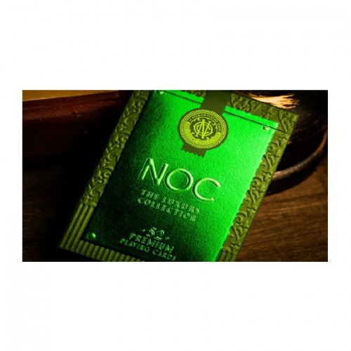 Cartamundi NOC Luxury Emerald Foil Oyun Kağıdı iskambil Kartları Destesi Cartamundi NOC Luxury Emerald Foil Oyun Kağıdı iskambil Kartları Destesi