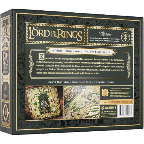 Theory11 The Lord of The Rings Yüzüklerin Efendisi Çok Boyutlu Yapboz Puzzle (1000 Parça) Theory11 The Lord of The Rings Yüzüklerin Efendisi Çok Boyutlu Yapboz Puzzle (1000 Parça)