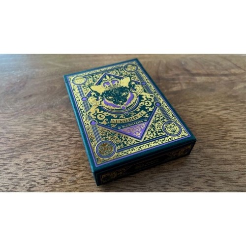 WJPC Neko Royal Green Premium Oyun Kağıdı Koleksiyonluk iskambil Kartları Destesi WJPC Neko Royal Green Premium Oyun Kağıdı Koleksiyonluk iskambil Kartları Destesi