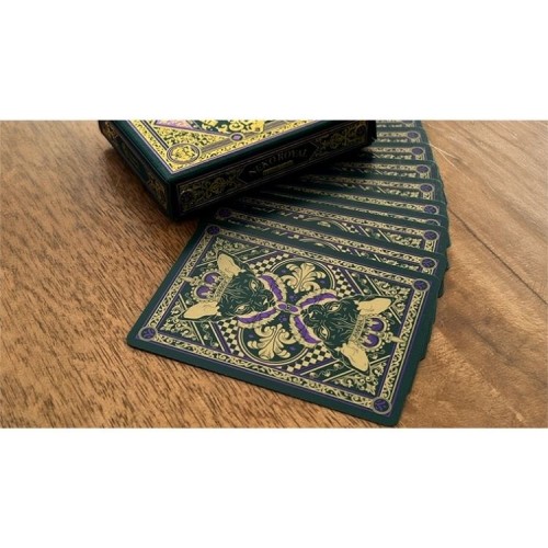 WJPC Neko Royal Green Premium Oyun Kağıdı Koleksiyonluk iskambil Kartları Destesi