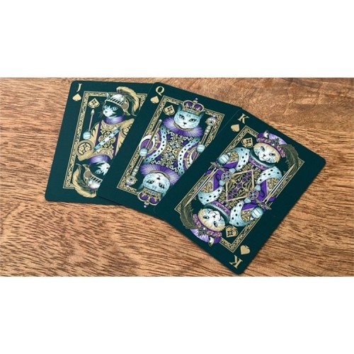 WJPC Neko Royal Green Premium Oyun Kağıdı Koleksiyonluk iskambil Kartları Destesi