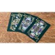 WJPC Neko Royal Green Premium Oyun Kağıdı Koleksiyonluk iskambil Kartları Destesi