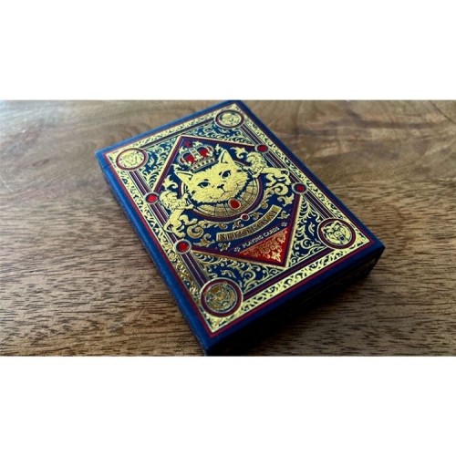 WJPC Neko Royal Blue Premium Oyun Kağıdı Koleksiyonluk iskambil Kartları Destesi