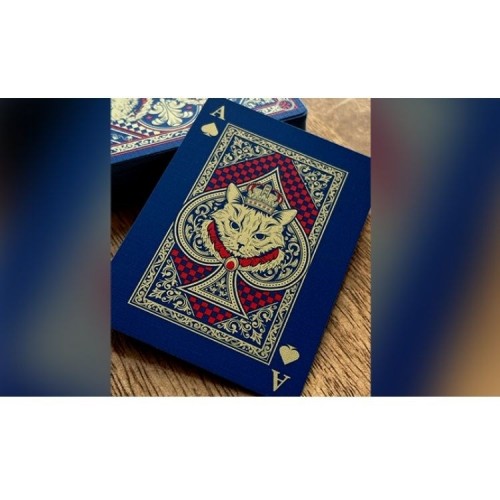 WJPC Neko Royal Blue Premium Oyun Kağıdı Koleksiyonluk iskambil Kartları Destesi