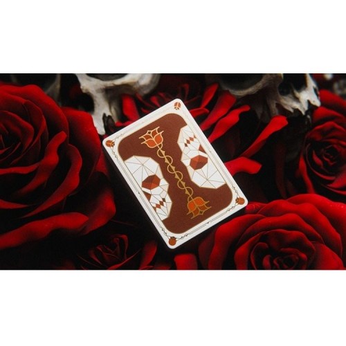 WJPC Skulls & Roses Premium Oyun Kağıdı iskambil Kartları Destesi WJPC Skulls & Roses Premium Oyun Kağıdı iskambil Kartları Destesi
