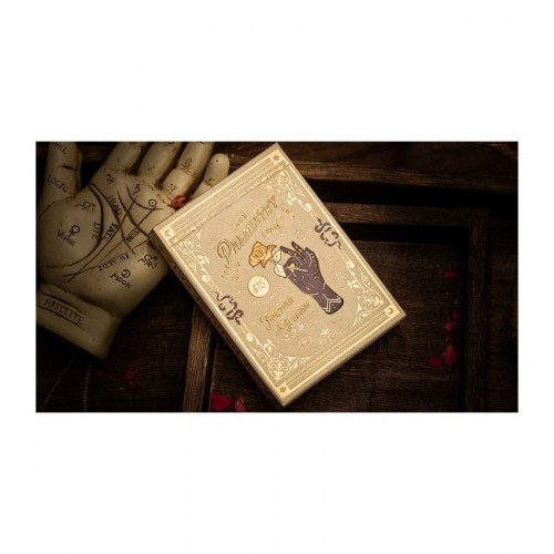 TWPCC Palmistry Golden Ivory Premium Oyun Kağıdı Limited Edition Koleksiyonluk iskambil Kartları TWPCC Palmistry Golden Ivory Premium Oyun Kağıdı Limited Edition Koleksiyonluk iskambil Kartları