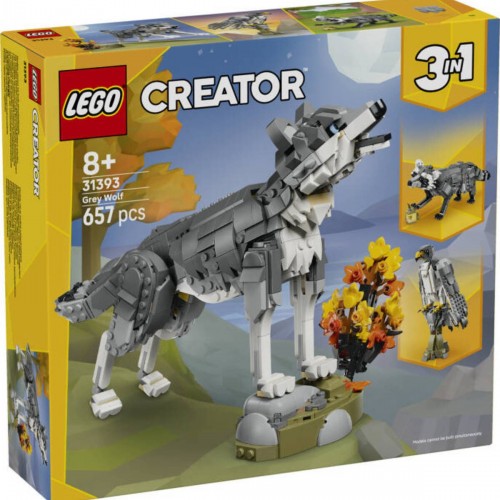 LEGO® Creator 3'ü 1 Arada Orman Hayvanları: Gri Kurt 31393 (657 Parça)