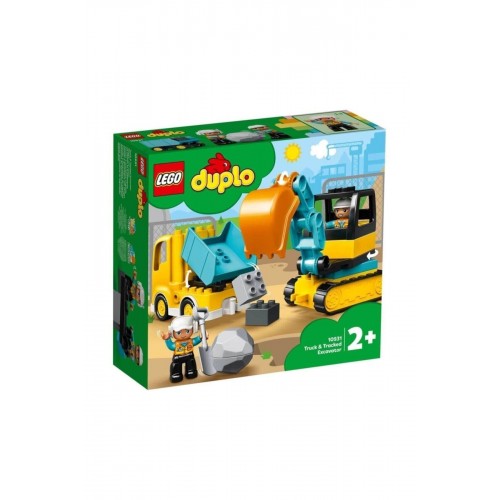 Lego Duplo Kamyon ve Paletli Kazıcı 10931 Lego Duplo Kamyon ve Paletli Kazıcı 10931